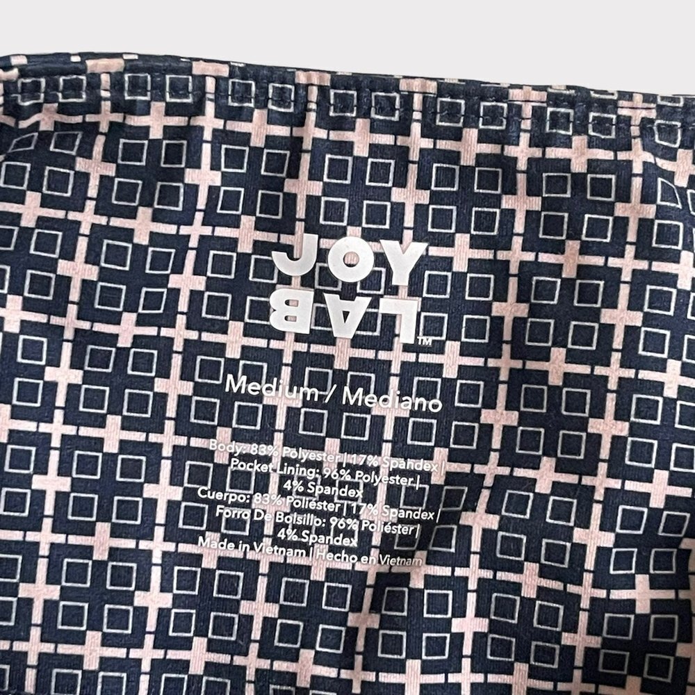 Highwaisted JoyLab Printed Leggings Size Medium Very Soft - Picture 4 of 7
